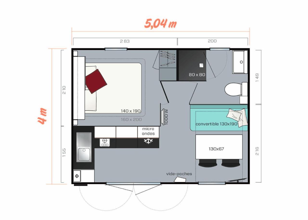 Camping Sainte Mere Eglise Ngoại thất bức ảnh